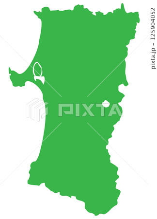 秋田県 地図 秋田県 地図 125904052