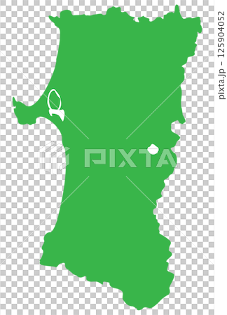 Akita Prefecture Map 125904052