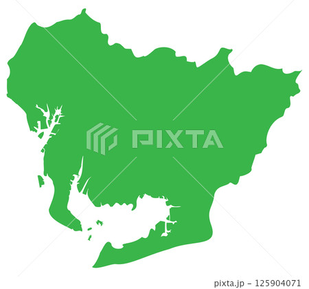 愛知県　地図 125904071