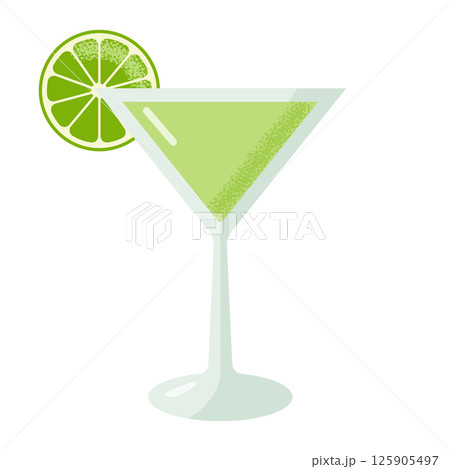 Indulge in a Fresh Lime Cocktail, beautifully presented in an Elegant Glassware Indulge in a Fresh Lime Cocktail, beautifully presented in an Elegant Glassware 125905497