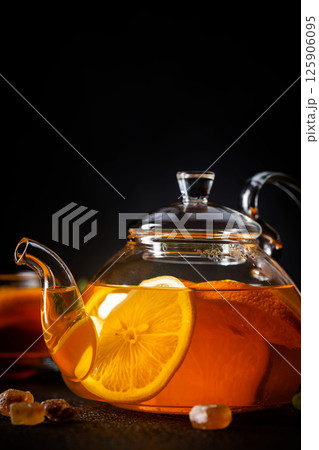 Hot citrus tea Hot citrus tea 125906095