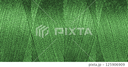 Green sewing thread texture 125906909