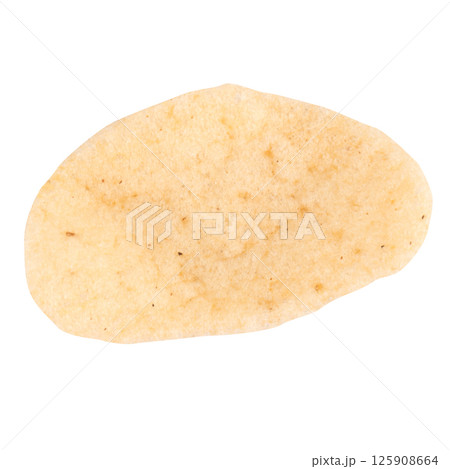 Shrimp crackers isolated on white background 125908664