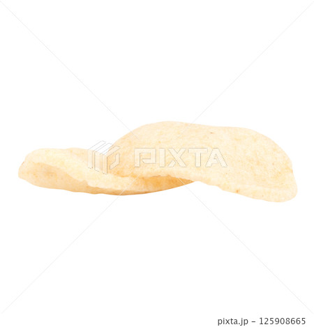 Shrimp crackers isolated on white background Shrimp crackers isolated on white background 125908665