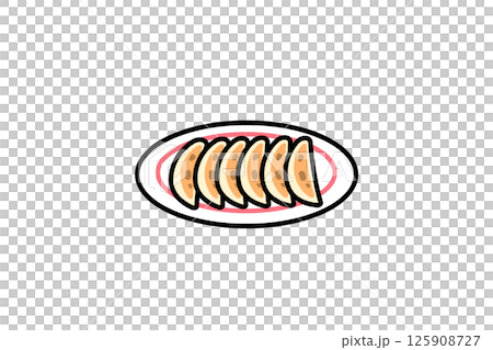 中餐館餃子簡單圖解 125908727