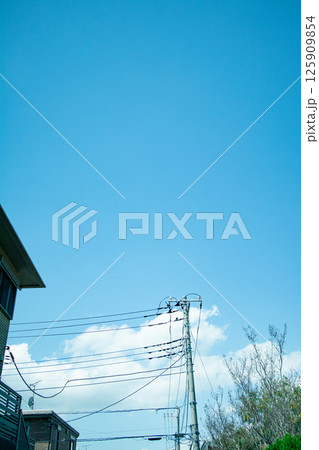 電線と空 電線と空 125909854