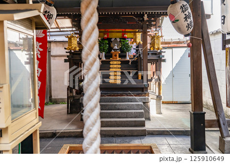 京都　繁昌神社（繁昌の宮）京の弁財天（班女ノ社）全国唯一の商売繁昌に関する神社　本殿　下京区繫昌町 125910649