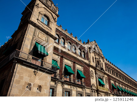 The National Palace of Mexico seat of the federal executive and the residence of the President located at the Constitution Square also called El Zocalo. 125911246