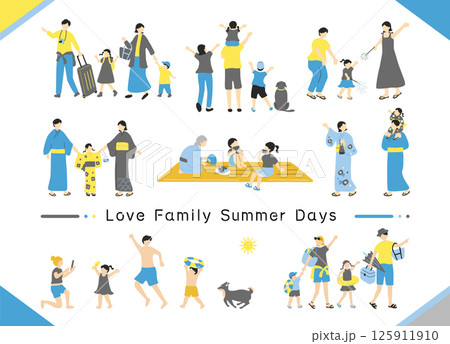家族と過ごす、夏の思い出 125911910