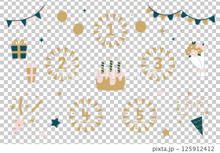 アニバーサリー素材セット アニバーサリー素材セット 125912412
