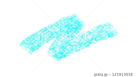 水色のクレヨンタッチ 125913038