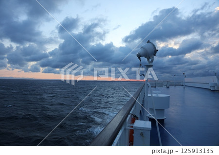 フエリーからの富士山 125913135