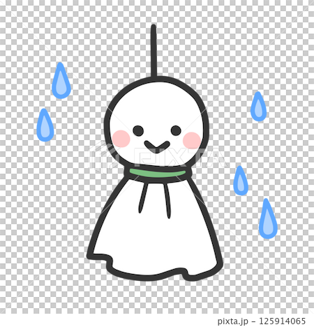Teru Teru Bozu 和雨的插圖 Teru Teru Bozu 和雨的插圖 125914065