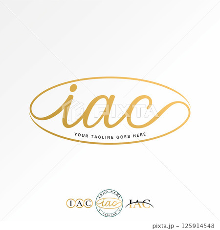 Logo design graphic concept creative premium vector stock image top sell initial IAC script font ellipse line elegant art monogram typography branding Logo design graphic concept creative premium vector stock image top sell initial IAC script font ellipse line elegant art monogram typography branding 125914548