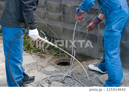 排水管の高圧洗浄 125914642