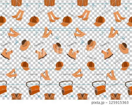 cute seamless pattern with cute cartoon clothing cute seamless pattern with cute cartoon clothing 125915363