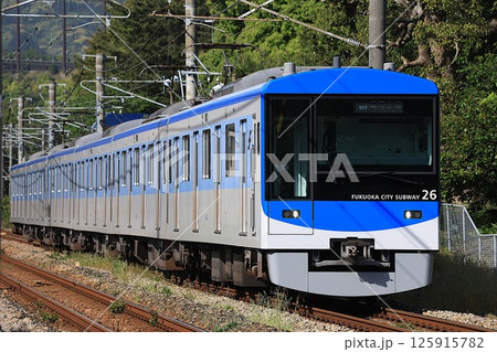 【福岡市地下鉄】4000系（筑肥線：今宿〜下山門） 125915782