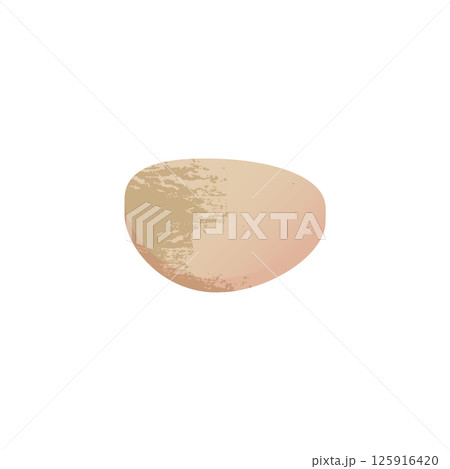 汚れたメイク用スポンジパフのベクターイラスト 125916420