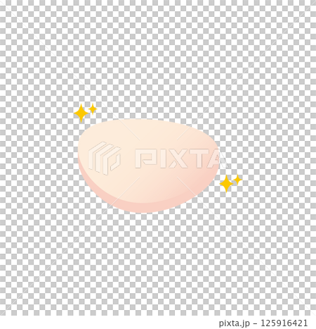 Vector illustration of a makeup sponge puff Vector illustration of a makeup sponge puff 125916421