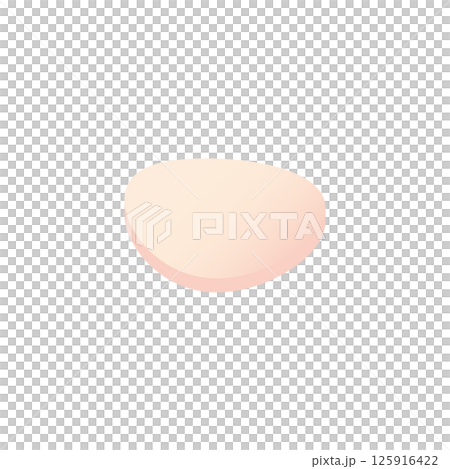 メイク用スポンジパフのベクターイラスト メイク用スポンジパフのベクターイラスト 125916422