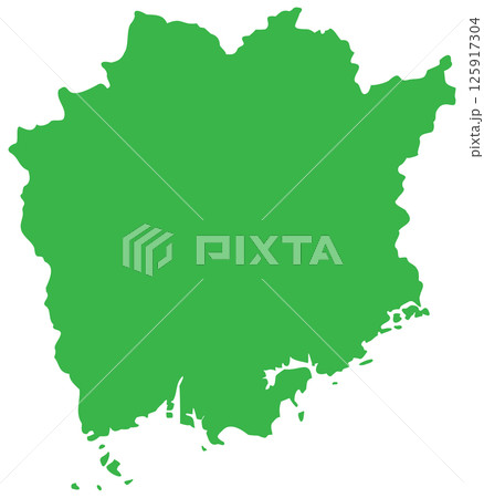 岡山県　地図 125917304