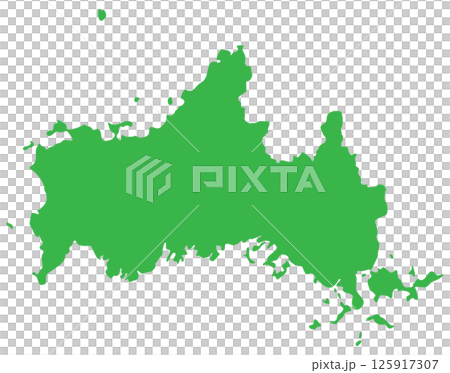 Yamaguchi Prefecture Map Yamaguchi Prefecture Map 125917307