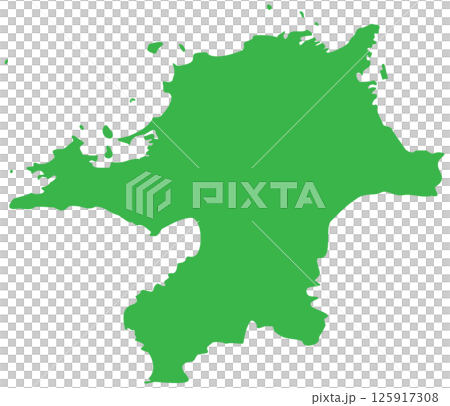 福岡県　地図 125917308