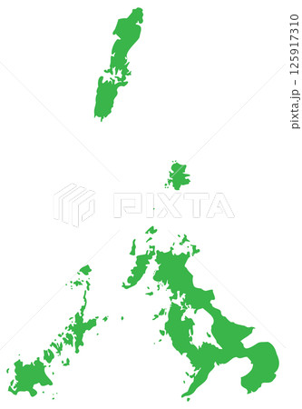 長崎県　地図 125917310