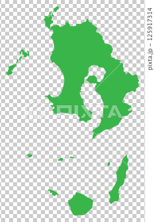 Kagoshima prefecture map 125917314