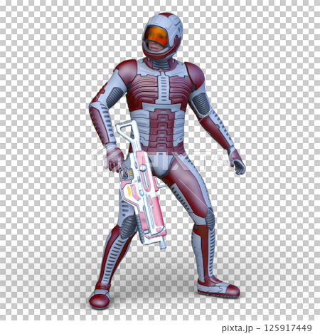 Cyber warrior 125917449