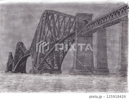 世界文化遺産の鉄橋 125918420