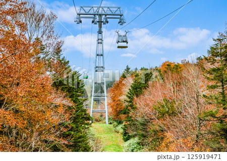 山形 紅葉に染まる蔵王 125919471