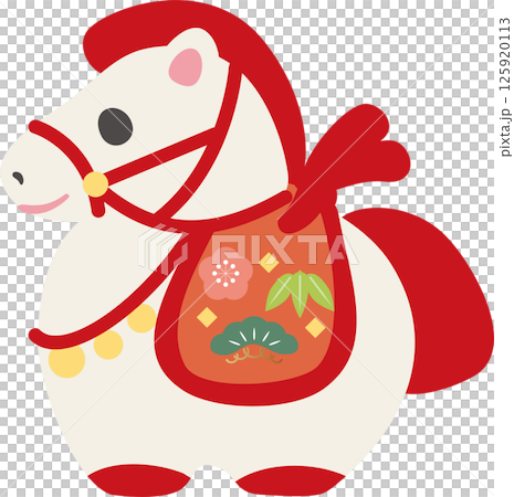New Year 2026 New Year's card 2026 Clay bell Zodiac Horse Year of the Horse Cute Decoration New Year Illustration material New Year 2026 New Year's card 2026 Clay bell Zodiac Horse Year of the Horse Cute Decoration New Year Illustration material 125920113