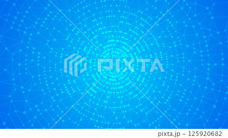Technology abstract background. Dots connected by lines. Minimalist mesh backdrop. Abstract polygonal radial shape. Plexus circles. Technology abstract background. Dots connected by lines. Minimalist mesh backdrop. Abstract polygonal radial shape. Plexus circles. 125920682
