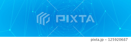 Technology abstract background. Dots connected by lines. Minimalist mesh backdrop. Abstract polygonal radial shape. Plexus circles. Technology abstract background. Dots connected by lines. Minimalist mesh backdrop. Abstract polygonal radial shape. Plexus circles. 125920687