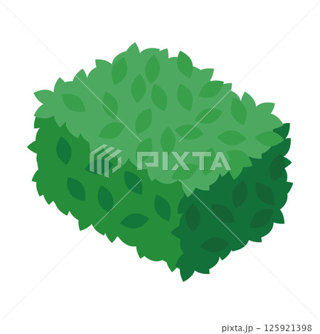 四角い植え込みのイラスト 四角い植え込みのイラスト 125921398