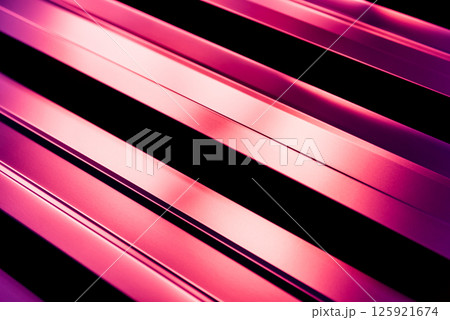 Violet metallic roof tiles background with light pattern. 125921674
