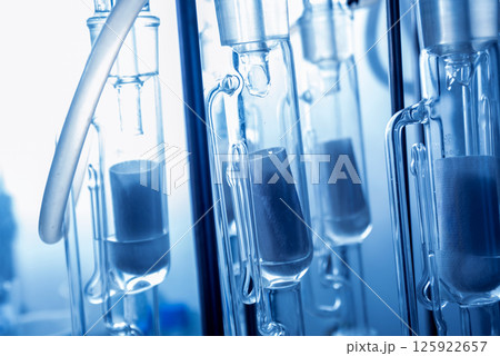 Natural oil quality control. In the industrial laboratory. Natural oil quality control. In the industrial laboratory. 125922657