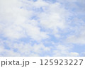 早朝の雲が多い晴れた空 125923227