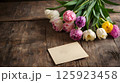 Rustic Mother's Day Bouquet with Greeting Card 125923458