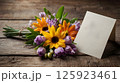 Rustic Mother's Day Bouquet with Greeting Card 125923461