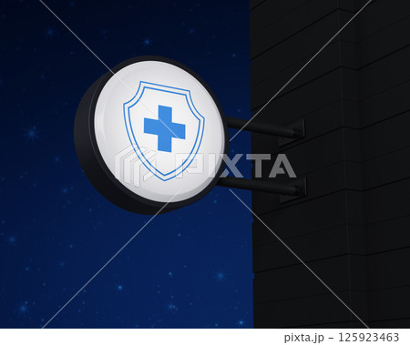 Business healthy and medical care insurance concept, 3D rendering 125923463