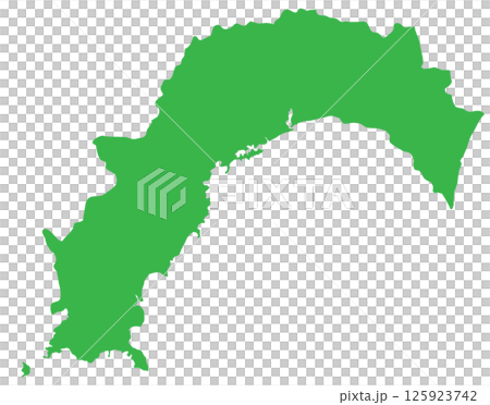 Kochi prefecture map 125923742
