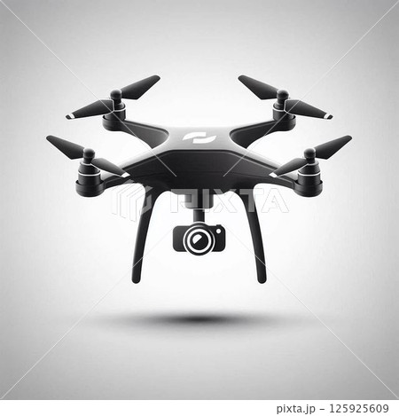 空飛ぶドローン　 125925609