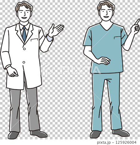 説明する男性医師 説明する男性医師 125926004