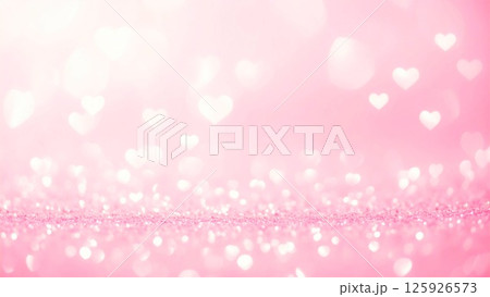 淡くキラキラしたドリーミーな背景素材 125926573