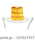 パンケーキのイラスト 125927357