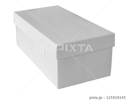 Mockup white box isolated on white background Mockup white box isolated on white background 125929145
