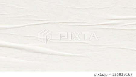 White blank crumpled and creased paper poster texture background White blank crumpled and creased paper poster texture background 125929167
