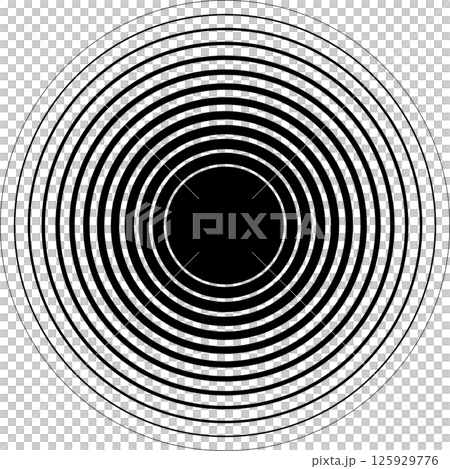 Circle blend line frame template design. Design elements 125929776